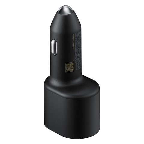 192796_5 Samsung EP-L5300 Super Fast Dual Car Charger With Type-C Cable 45W/15W Black - Image 3