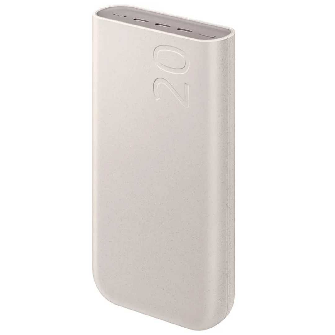 2-35-1 Samsung Battery Pack 20000mAh PD 45W 3 Port – Beige EB-P4520 - Image 1