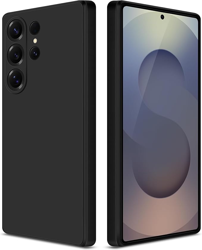 61ChPXcwoRL._AC_SX679_ Araree Typo Skin M Silicone Case S25 Ultra  Black - Image 1