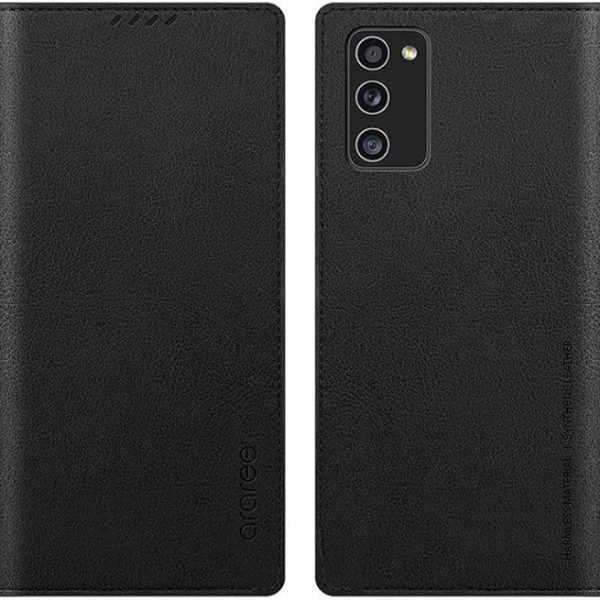 Araree Mustang Diary Flip Cover Note20 Ultra Black
