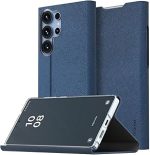 Araree Bonnet Diary Stand Wallet Case For Galaxy S24 Ultra –  Blue