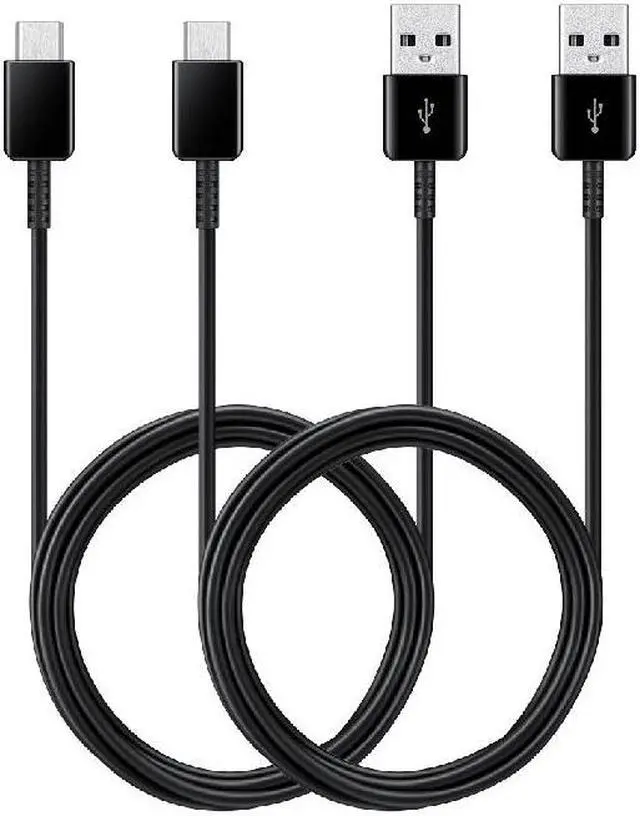 BDNNS2307280GRA47EE Samsung Official EP-DG930 USB-A to USB-C Charging Cable 1.5M (2 Pack) - Black - Image 2