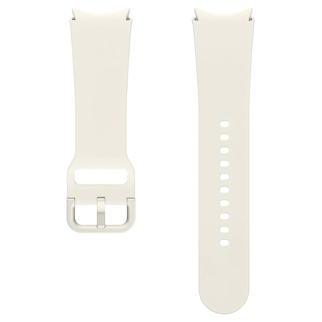 Copy-of-Copy-of-1-10-6 Samsung Galaxy Watch 7 Sport Band (20mm) M/L Cream - Image 1