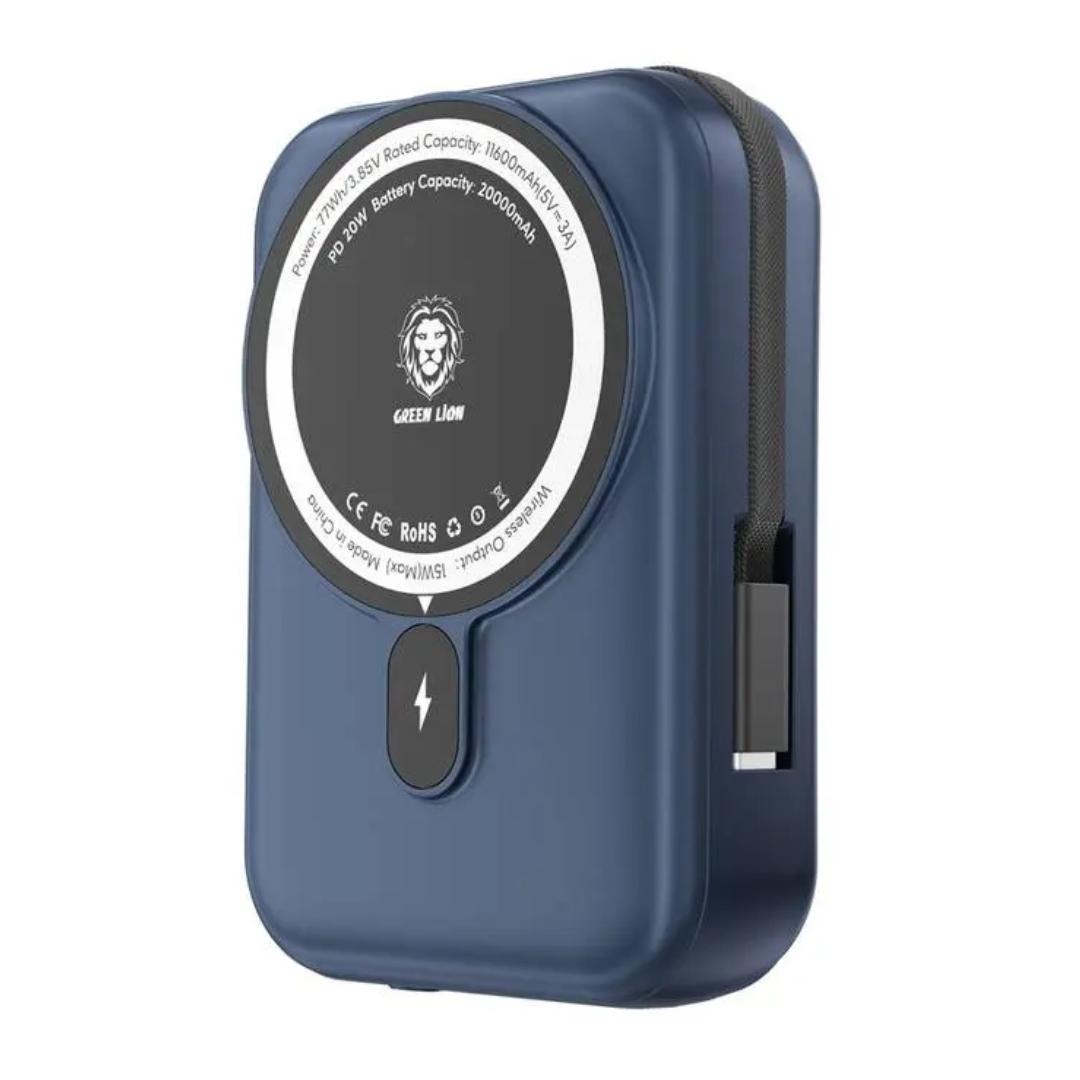 Copy-of-Copy-of-Copy-of-Copy-of-Copy-of-1-9-1 Green Lion Monaco Magsafe 10000mah PD 20W Power Bank – Dark Blue (GNMPB10KTCDBL) - Image 1