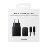 Samsung 45W PD Charger Adapter With USB Type C To Type C Cable