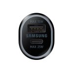 Samsung Car Charger Duo – 25W & 15W – Black (EP-L4020) - Image 2