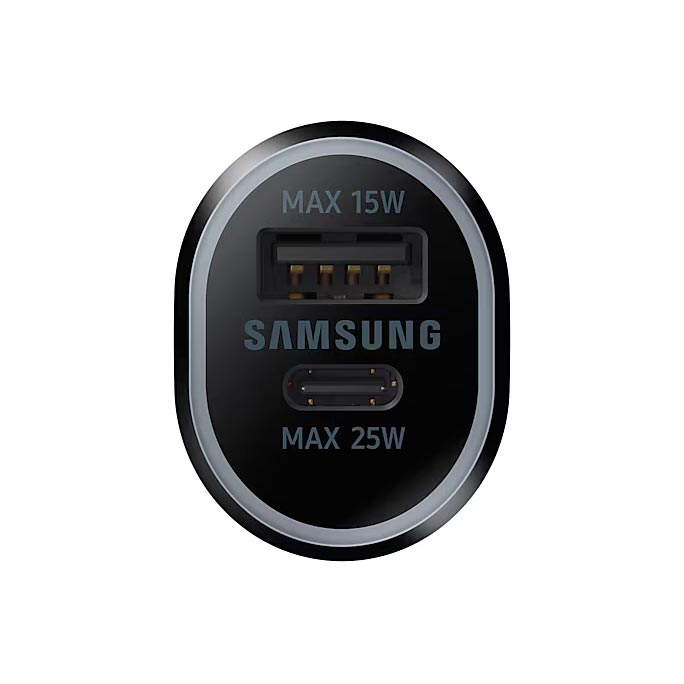 Sasmung-Car-Charger-Duo-04 Samsung Car Charger Duo – 25W & 15W – Black (EP-L4020) - Image 2