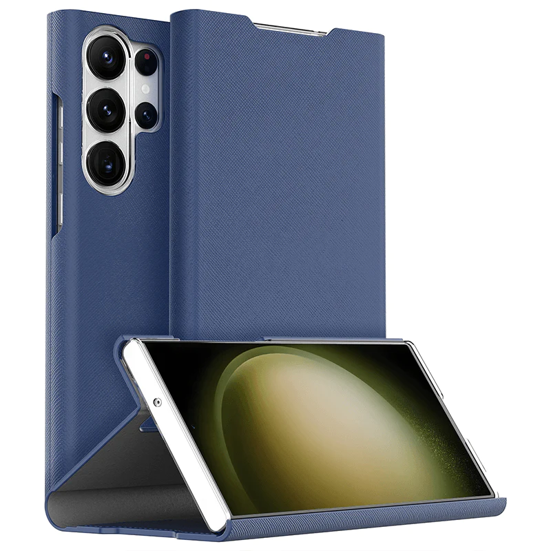 buy-araree-bonnet-dairy-stand-wallet-case-for-samsung-galaxy-s23-ultra-ash-blue-wibi-want-it-buy-it-kuwait-269439 Araree Bonnet Diary Stand Wallet Case For Galaxy S24 Ultra –  Blue - Image 2