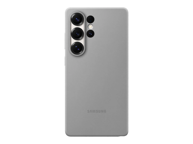 ef-ps938_001_front_gray-1600x1200 Samsung Galaxy S25 Ultra Silicone Cover – Gray EF-PS938CJEGWW - Image 1