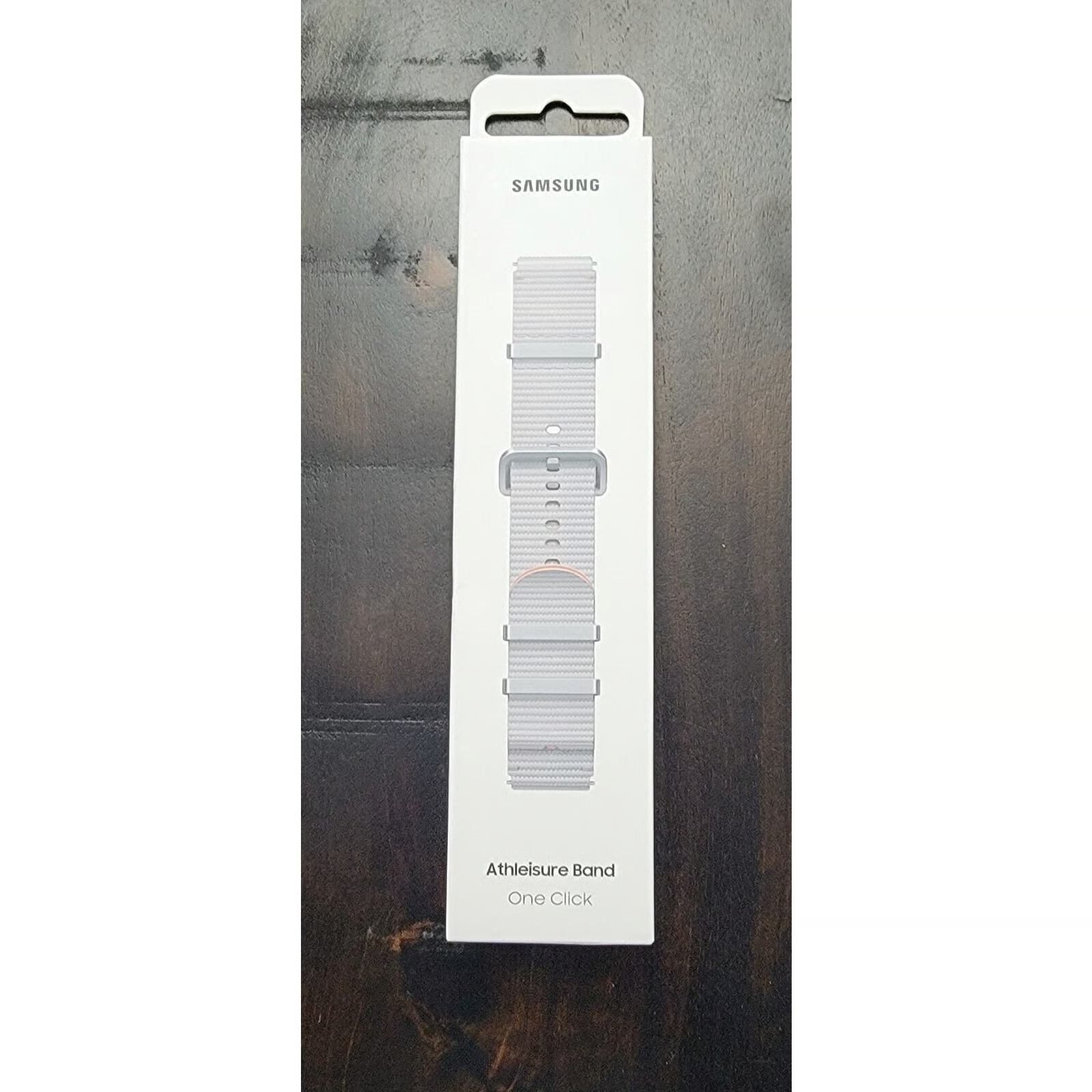 m59362218284_1 Samsung Gray One Click Athleisure Watch Band 7/6/5/4 20mm M/L ET-SOL31 - Image 1