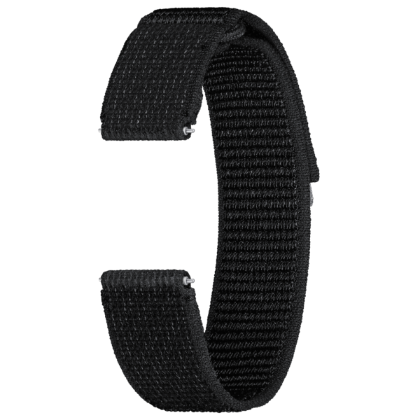 Samsung Galaxy Watch 4/5/6 One Click Fabric Band 20mm M/L Black - ET-SVR94LBEGEU