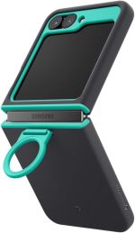 Caseology Samsung Galaxy Z Flip 6 Case Nano Pop [Finger Ring Grip] - Prune Charcoal - Image 2