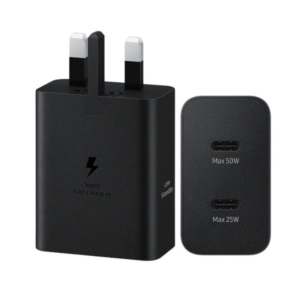 Samsung Super Fast 50W Power Adapter Duo + 1.8m 5A USB-C Cable