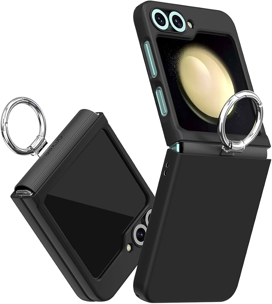 61Mv90TtkGL._AC_UF894,1000_QL80_ Araree AeroFlex Cover Galaxy Z Flip 7 Black - Image 1