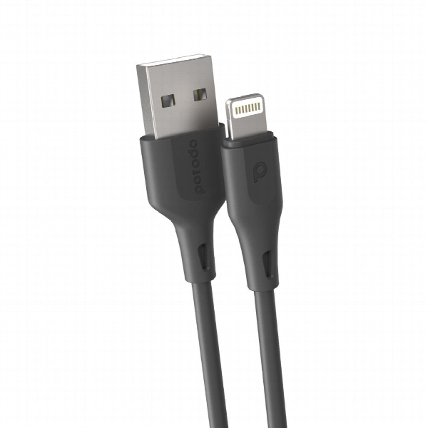 Porodo USB Cable Lightning Connector 1.2m Black