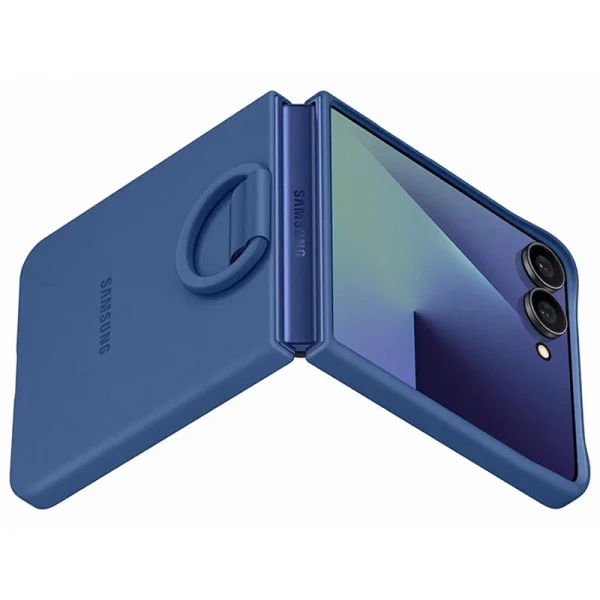 Ring Case(Silicone) Galaxy Z Flip7 Blue