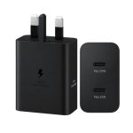 Samsung 50W Power Adaptor Duo + USB-C Cable (5A/1.8m) – Black (A) HC EP-T5020XB - Image 3