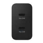 Samsung 50W Power Adaptor Duo + USB-C Cable (5A/1.8m) – Black (A) HC EP-T5020XB - Image 2