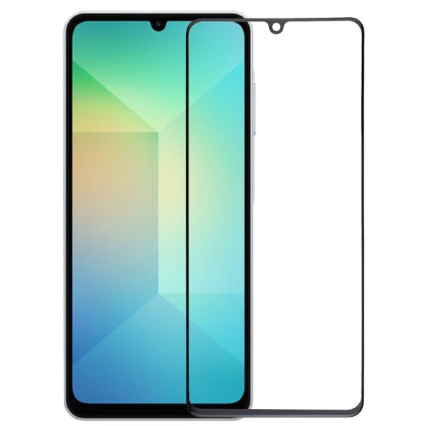 Samsung Galaxy A07 Full Glue tempered Glass  (Black)