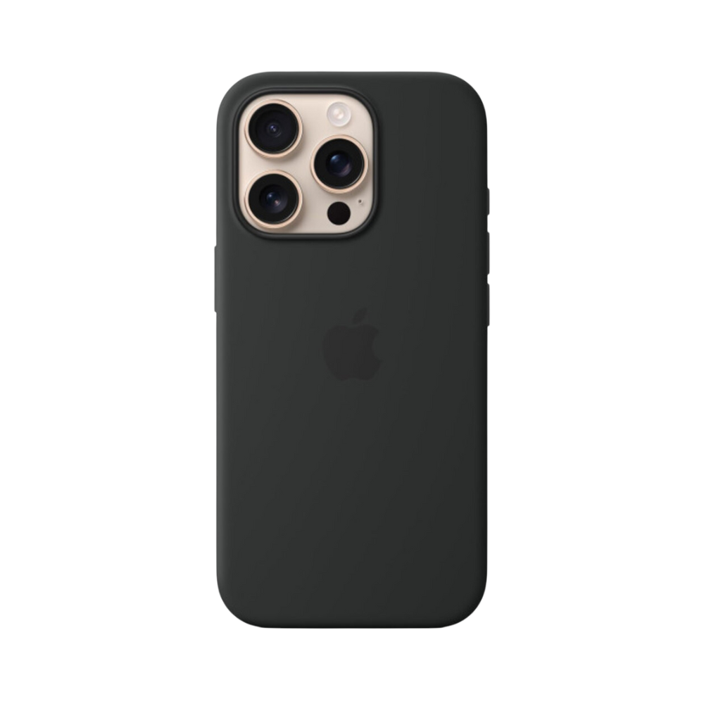 iPhone-16-Pro-Silicone-Case-Black-–-Slim-Protective-Cover iPhone 16 Pro/16 Pro Max Silicone Case - Image 1